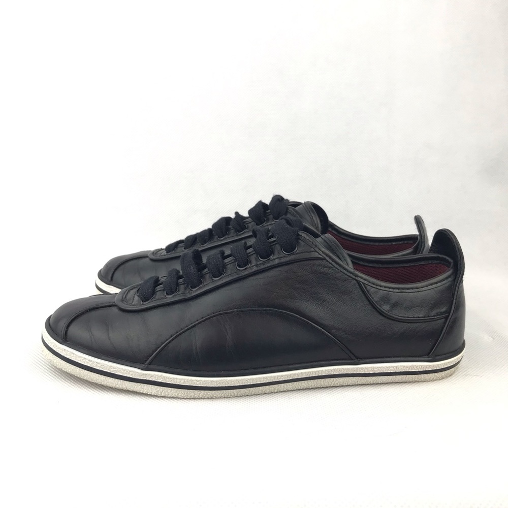 Marc by MARC JACOBS Women’s Size EU 35 Black Greenwich Leather Lace Up Sneakers